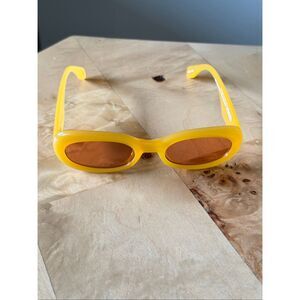 Le Specs Le Sustain Outta Trash Sunglasses Mustard 53mm